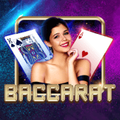 Baccarat B live table tile with alternate dealer view