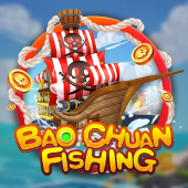 Bao Chuan Fishing tile with a treasure ship scene