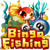 Bingo Fishing tile blending sea creatures and bingo