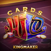 Cards Hi Lo game tile showing high and low card arrows