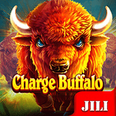 Charge Buffalo slot tile with prairie wildlife theme