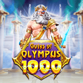 Gates of Olympus 1000 slot tile with Zeus theme