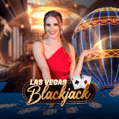 Las Vegas Blackjack live table tile with chips