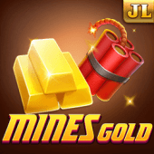 Mines Gold slot tile with gold nuggets and carts